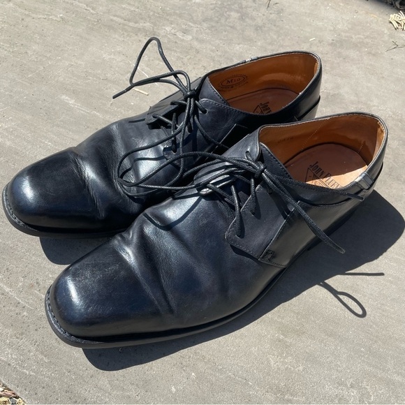 [10] John Fluvog Men’s Rare Vintage Black Dress Shoes Completely Refurbished - Picture 4 of 12